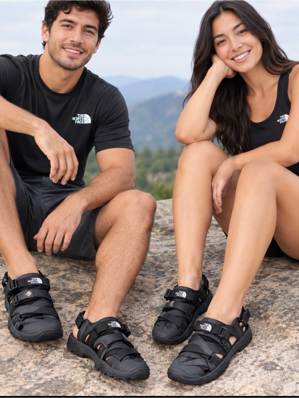 The North Face Black Men's Trail Camp Sandal-Sneaker Hybrid ( Unisex)
